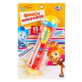 Микрофон Умка Фиксики 12 песен из мультфильма, со светом