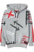 Толстовка для мальчика "Arrows grey" 8-12 лет серый арт.BZ239