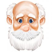 Маска картонная "Империя поздравлений" Дед Маска картонная "Империя поздравлений" Дед