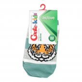 Носки CONTE ACTIVE Тигр р.20, 22, 24 серо-бирюзовый