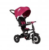 Велосипед трехколесный QPLAY RITO малиновый, складной, резиновые колеса 10"/8" Велосипед трехколесный QPLAY RITO малиновый, складной, резиновые колеса 10"/8"
