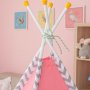 Палатка вигвам Polini kids Зигзаг розовый 0001433-2