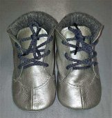 Ботинки детские на мягкой подошве р.10-12,5 цвет серебристый Богородск Ботинки детские на мягкой подошве р.10-12,5 цвет серебристый Богородск