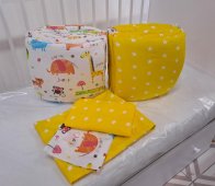 Комплект в кроватку 120*60 см Африка 4 предмета 30522