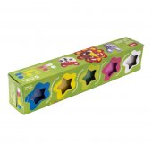 Тесто для лепки "Lori" Пластишка набор №12  5 цветов по 80 гр арт.Тдл-015