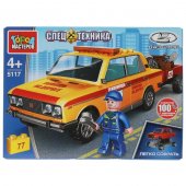 Конструктор Город мастеров LADA-2106: помощь на дороге, 77 деталей арт.5117-CY
