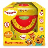 Мультиварка "Играем вместе" Три кота на батарейках свет+звук арт.B1327998-R Мультиварка "Играем вместе" Три кота на батарейках свет+звук арт.B1327998-R