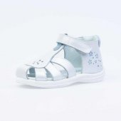 Сандалии для девочки Котофей р.25-29 белый, натуральная кожа арт.322134-23 Сандалии для девочки Котофей р.25-29 белый, натуральная кожа арт.322134-23