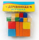 Рыжий кот Дерев. игрушка НР-0143 Развивающий набор №2 (счётный материал, часть целое)