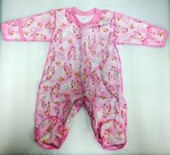 Комбинезон швы наружу из интерлока на кнопках по центру р.56-80 см арт.Г05-13