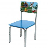 Стул регулируемый КУЗЯ Сказка Колобок 260-340 (1-3гр.) Стул регулируемый КУЗЯ Сказка Колобок 260-340 (1-3гр.)