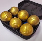 Петанк золотой перламутр 6 шаров арт.2626