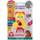 Музыкальная игрушка "Умка" Кошечка, 20 стихов, голоса животных, со светом арт.HT870-R