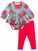 Комплект для девочек "Trendy baby" джинс 1-9 мес