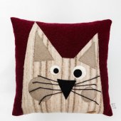 Подушка Woolhouse Кис бордовый арт.П.К.L