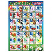 Плакат 409 А4 Алфавит русского языка