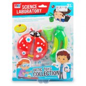 Микроскоп "Science laboratory" 12см 3 предмета, от 3лет, блистер 27*21см, европодвес