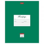 Тетрадь А5 12л клетка Классика зеленая Тетрадь А5 12л клетка Классика зеленая