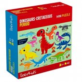 Мини пазл DoerKids Динозавры мелового периода 40 элементов DK18017