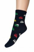 Носки детские Para Socks Машинки, цвет синий арт.N1D51