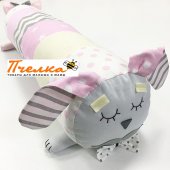 Валик Пёсокот - коллекция Маленькая принцесса 60*15 см LoveBabyToys Валик Пёсокот - коллекция Маленькая принцесса 60*15 см LoveBabyToys