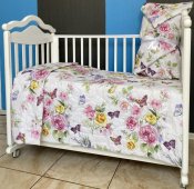 Одеяло-покрывало 106*145 Lime Time Baby Time стеганое из поплина Радость утра