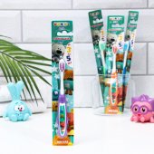 Зубная щетка детская Bambolina 3-5 лет Ми-ми-мишки, мягкая Зубная щетка детская Bambolina 3-5 лет Ми-ми-мишки, мягкая