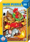 Макси пазл Курочка Ряба 20 элементов арт.00191 Макси пазл Курочка Ряба 20 элементов арт.00191