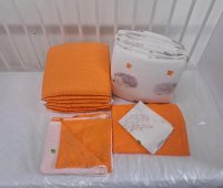 Комплект в кроватку 120*60 см Ежик 4 предмета 80755 Комплект в кроватку 120*60 см Ежик 4 предмета 80755