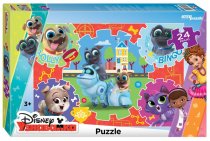 Пазл Steppuzzle 24 maxi Disney Junior Дружные мопсы арт.90075