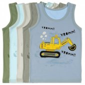 Майка для мальчиков 0-1 года арт.7771KP Майка для мальчиков 0-1 года арт.7771KP