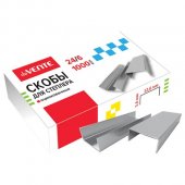 Скобы №24/6 deVente оцинкованные, до 30л, 1000шт