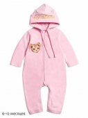 Комбинезон для девочек "ШУГАБЭБИ" 6-9, 9-12 мес, розовый арт.GFKK1199 
