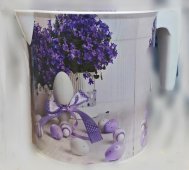 Ковш Dunya Plastik "Цветы" с рисунком 1,5л арт.09154