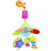 BIBA TOYS Музыкальный мини мобиль на клипсе "ЗВЕРЯТА" 48*30*24 см ВМ542