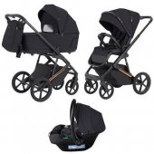 Коляска 3 в 1 Carrello Sigma CRL-6529 Iridium Black 2025