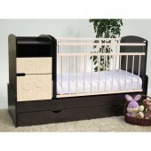 Кровать-трансформер Элис Ля-Мур венге/ваниль, поперечный маятник Кровать-трансформер Элис Ля-Мур венге/ваниль, поперечный маятник