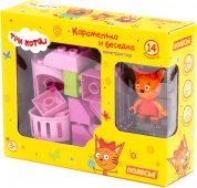 Конструктор Полесье Макси. Три кота. Карамелька и беседка / 75830 (14эл) Конструктор Полесье Макси. Три кота. Карамелька и беседка / 75830 (14эл)