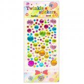 Наклейки-стразы KWELT Ассорти, акриловые, европодвес арт.К-20608