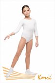 Костюм гимнастический  детский Классика черный и белый