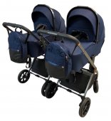 Коляска для двойни 2 в 1 Carrello Ultra CRL-6525/2 Morning Blue