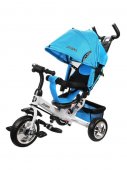 Велосипед трехколесный Moby kids Comfort колеса EVA, голубой