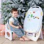 Мольберт детский развивающий UNIX Kids серый