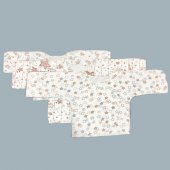 Распашонка для новорожденных интерлок закрытые ручки