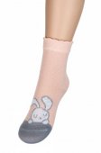Носки детские Para Socks Зайчик, цвет персиковый арт.N1D57