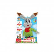 Мягкая игрушка Заяц-сказочник Сутеев В. 33 см озвученный арт.M9484-32B