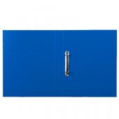 Папка 2 кольца KWELT А4 18 мм синяя, пластик 0,5 мм Папка 2 кольца KWELT А4 18 мм синяя, пластик 0,5 мм