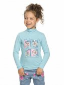 Джемпер для девочек Pelican 1 год, голубой арт.GFJS3135 Джемпер для девочек Pelican 1 год, голубой арт.GFJS3135