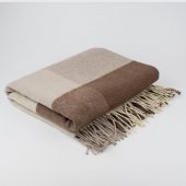 Плед из шерсти и хлопка 140*200 Трентино color 311 WoolHouse