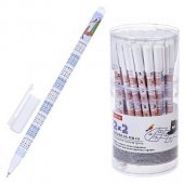 Ручка пиши-стирай гелевая Hatber 2х2 синяя 0,6мм Ручка пиши-стирай гелевая Hatber 2х2 синяя 0,6мм